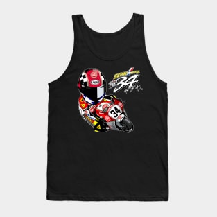 Kevin Schwantz Lucky Strike Suzuki Tribute Tank Top